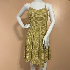 Old Navy Spaghetti Strap Striped Cotton Dress